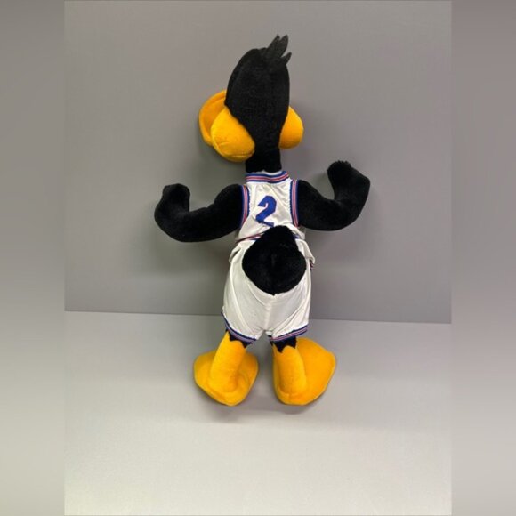 Poseable Daffy Duck Space Jam 1996 Tune Squad Play By Play Vintage - Picture 8 of 9